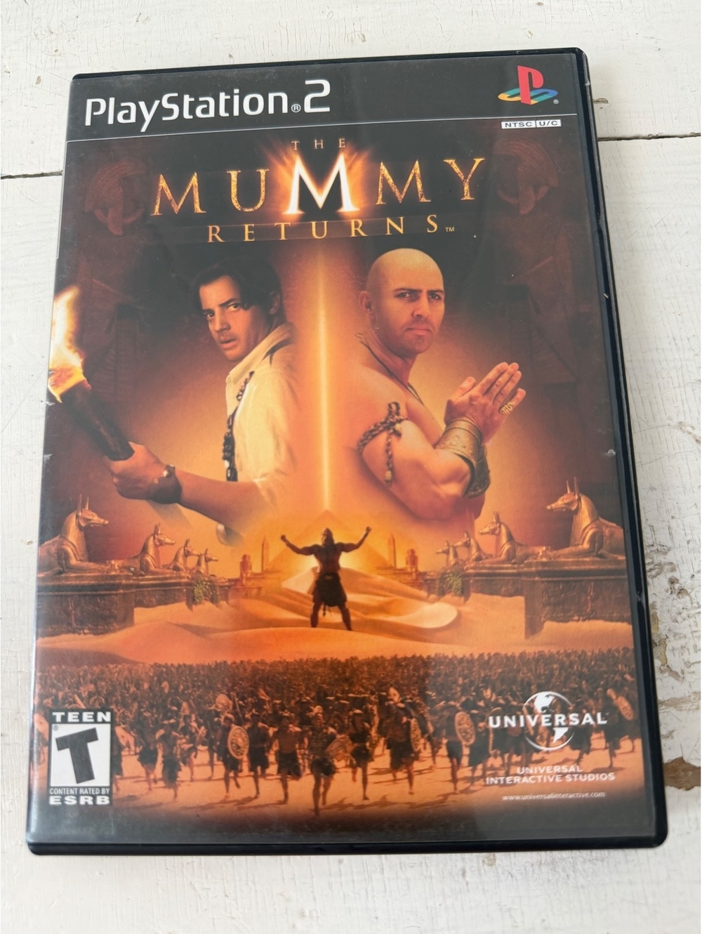 The Mummy Returns PlayStation 2 Game Complete Case and Disc